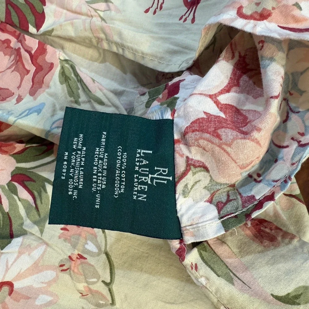 Lauren Ralph Lauren River Floral Pillow Sham Cotton Square C3-13